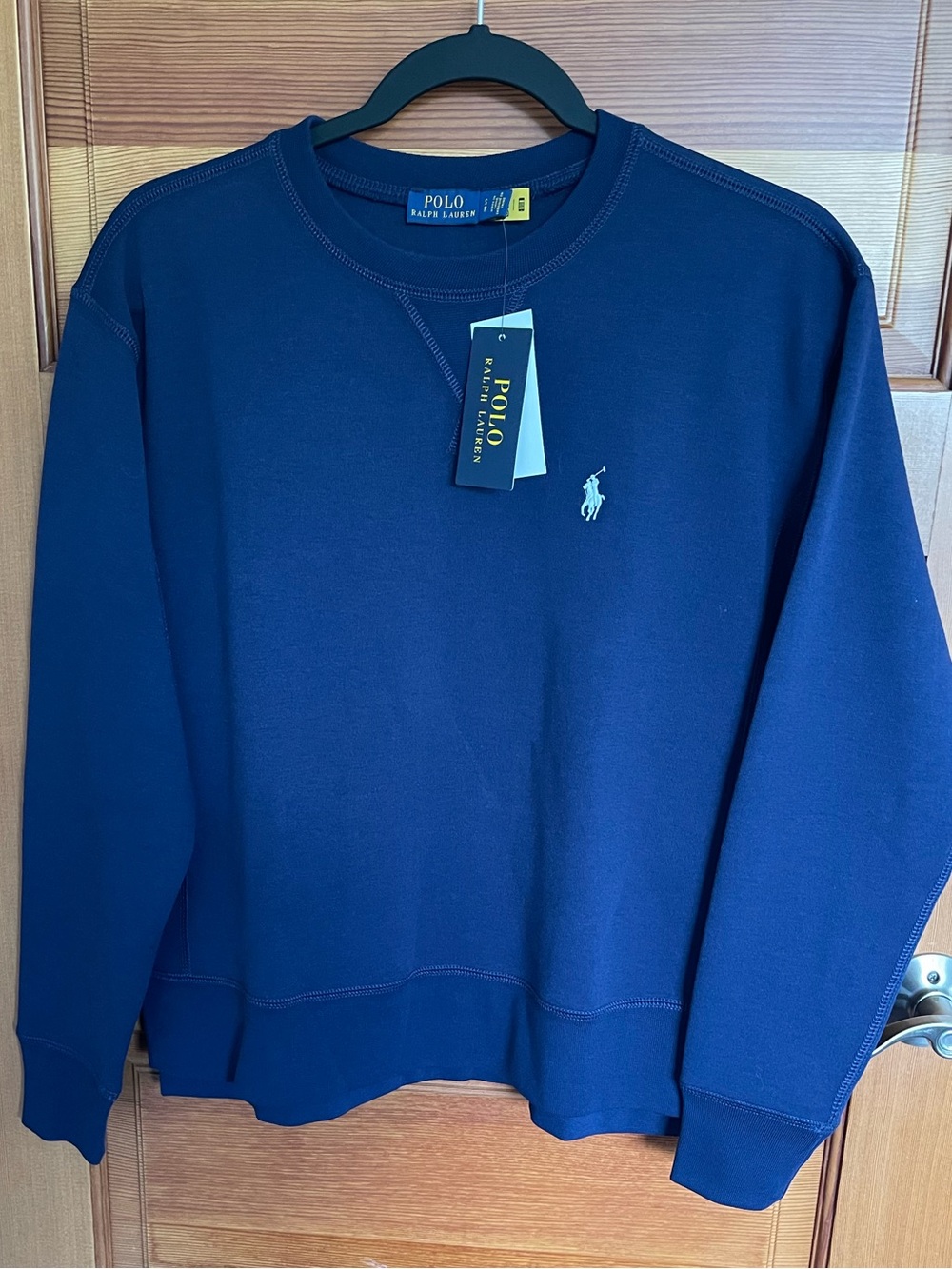 Polo by Ralph Lauren Men’s Royal Blue Crewneck Sweatshirt